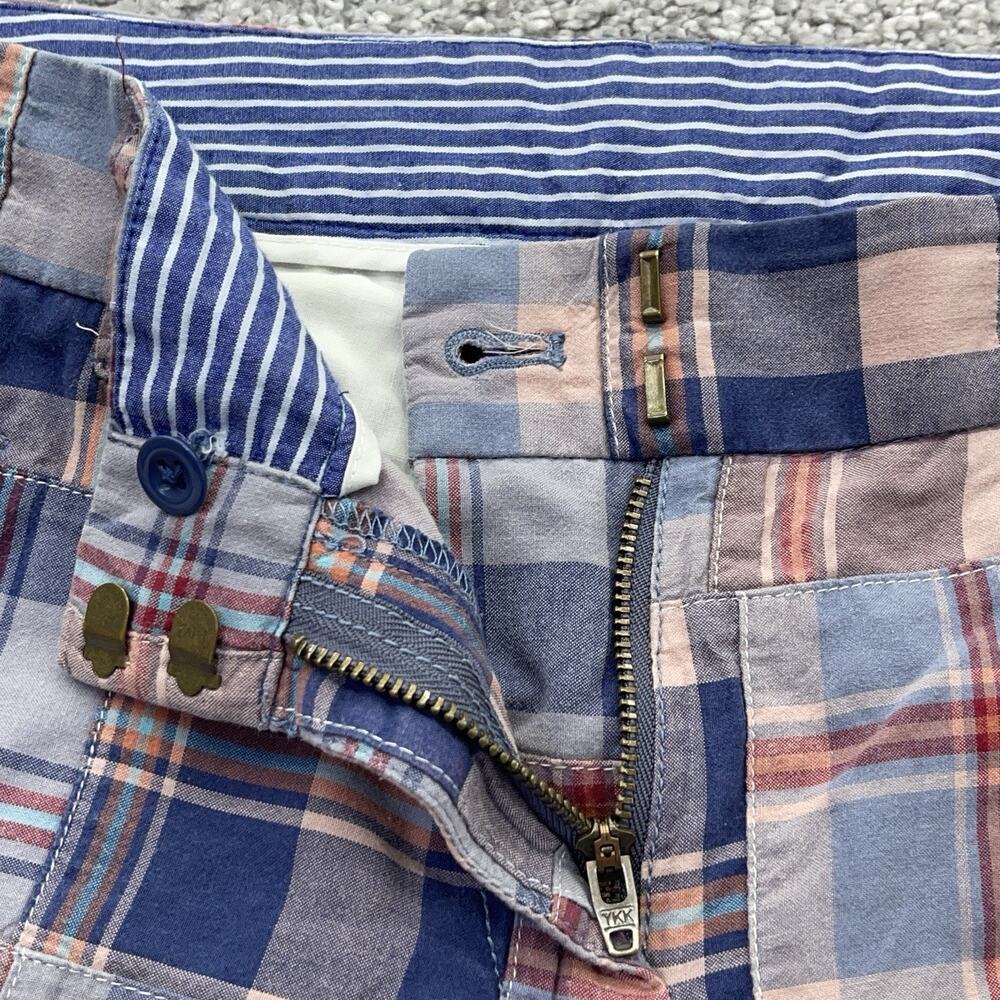 J. Crew Plaid Ankle Pants - Blue, Red, White - Picture 5 of 14